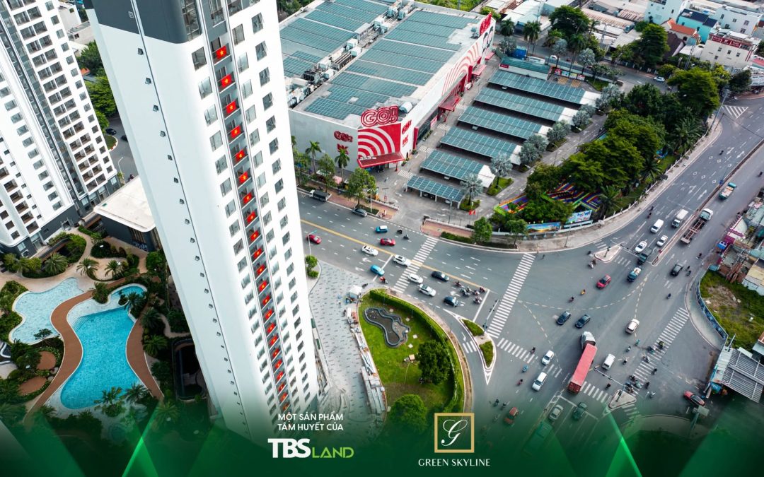 vị trí green skyline dĩ an