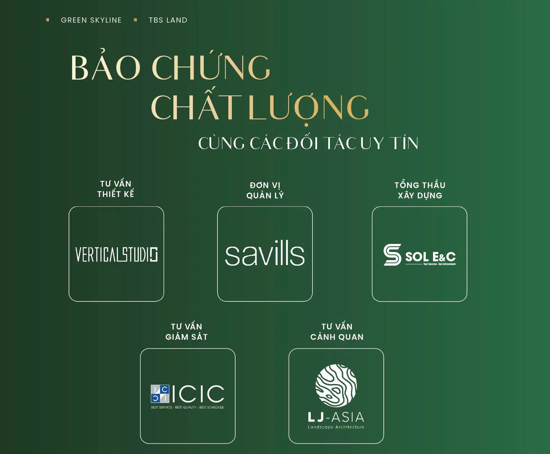 Đ&ocirc;́i tác Green Skyline